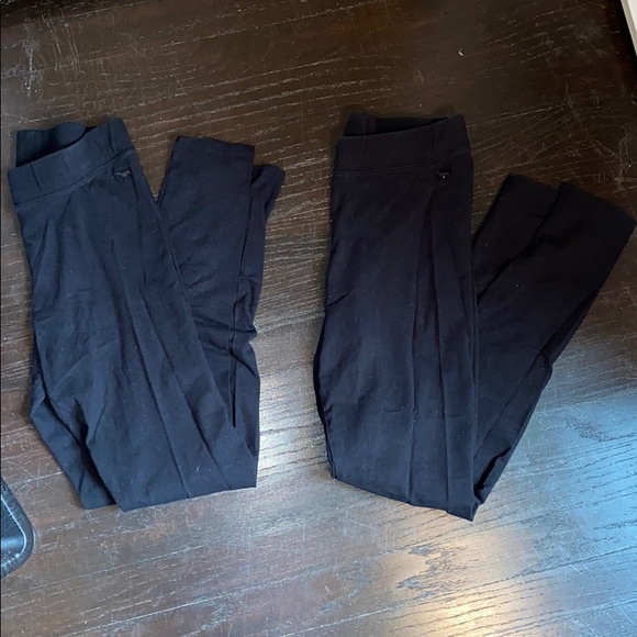 PINK Victoria's Secret Pants - VS PINK TWO PAIR black leggings